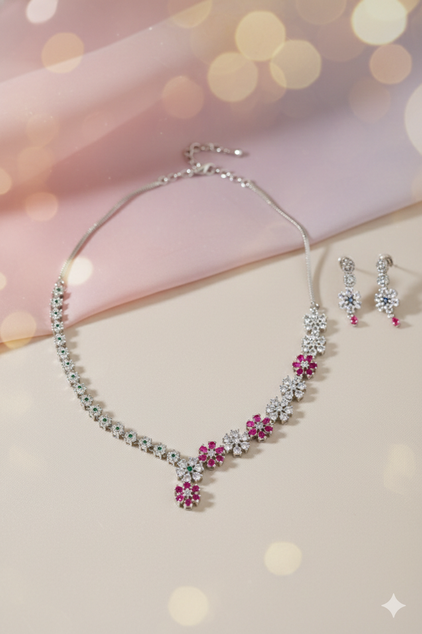 Floral Bloom Multi-Gemstone Set.