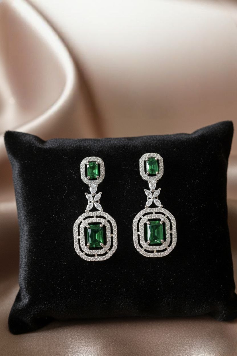 Emerald Meadow Earrings