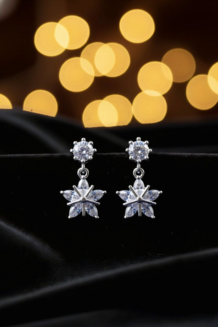 Celestial Bloom Drops Earrings