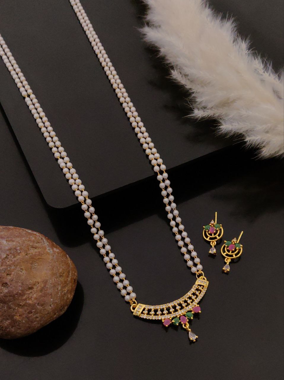 24 inch white mala mangalsutra-28