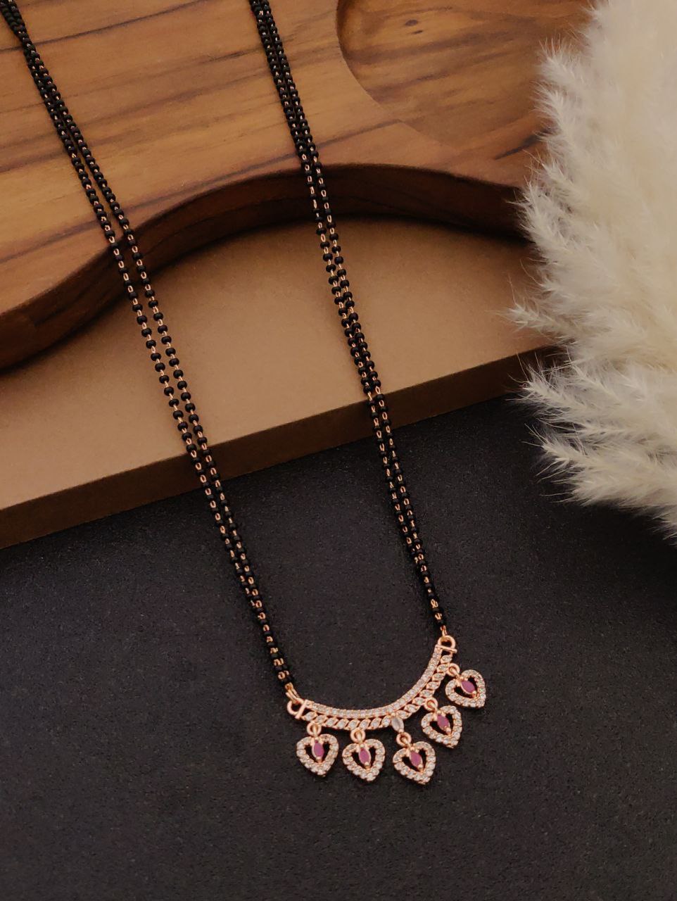 24 inch rose gold mangalsutra-38
