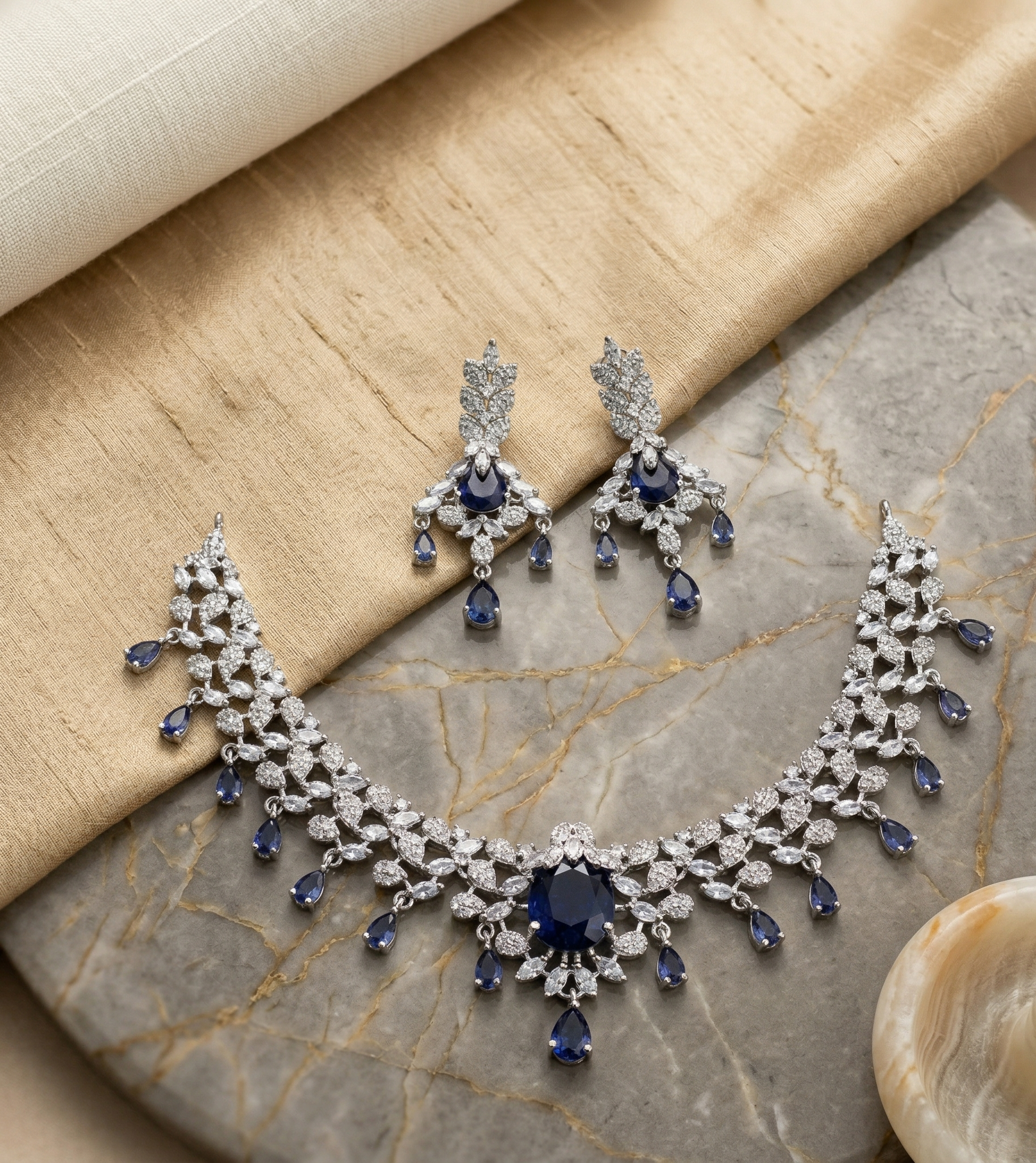 Royal Sapphire Cascade Set