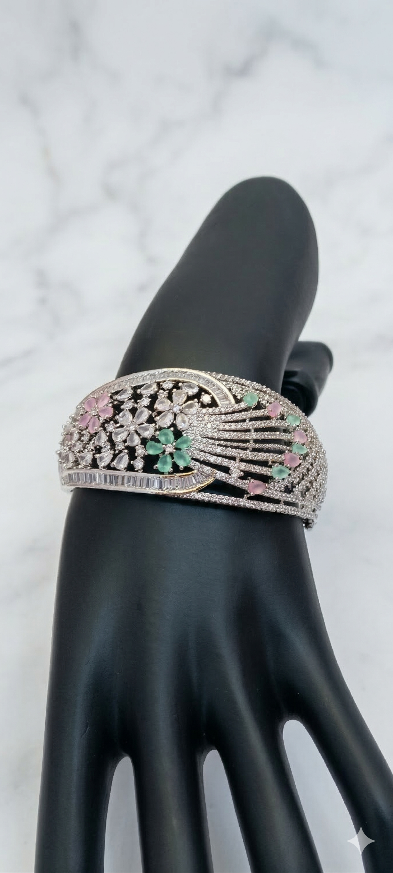 floral pink pestal kada-avail